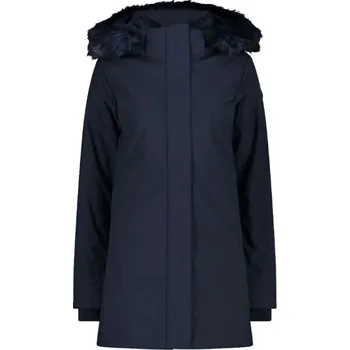 Dámský kabát Dámský softshellový kabát CMP WOMAN COAT ZIP HOOD 42 Tmavě modrá