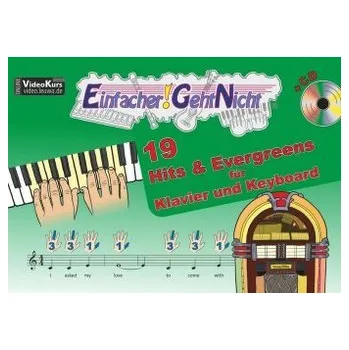 Einfacher!-Geht-Nicht: 19 Hits & Evergreens - für Klavier und Keyboard, m. Audio-CD - Leuchtner, Martin