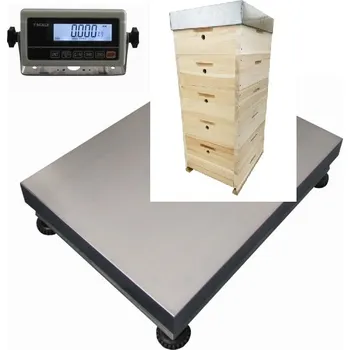 Obchodní váha LESAK 1T4660LN-RWP | Včelařská Úlová Váha do 300 kg | s odpojitelným vážním indikátorem