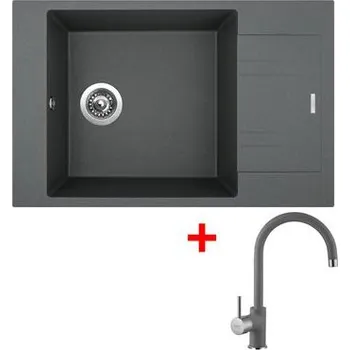 Granitový dřez Sinks VARIO 780 Titanium + Vitalia GR