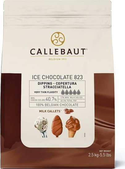 Callebaut Zmrzlinová čokoláda mléčná Ice Milk 2,5 kg