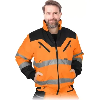 pracovní bunda Leber&Hollman XVERT XV Winter reflexní bunda oranžová/černá