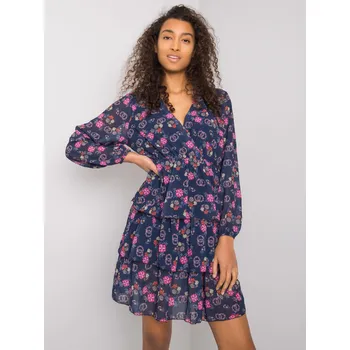 Dámské šaty Dress-WN-SK-21049.38X-navy blue RUE PARIS modrá 3211290