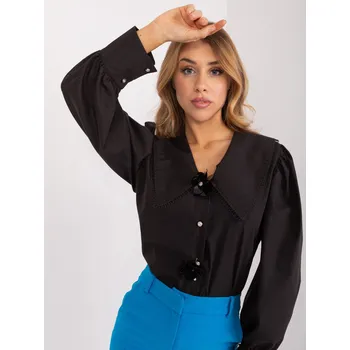 Dámská košile Shirt-LK-KS-509507.43-black LAKERTA černá 3222966