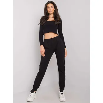 Sweatpants-RV-DR-7365.17P-black RUE PARIS černá 3210981