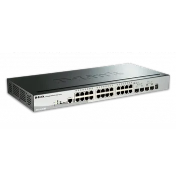 Switch D-Link DGS-1510-28P PoE Switch 24xGb+2xSFP+ 2xSFP+