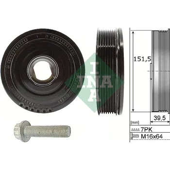 Sada řemenice, kliková hřídel INA 544 0177 20