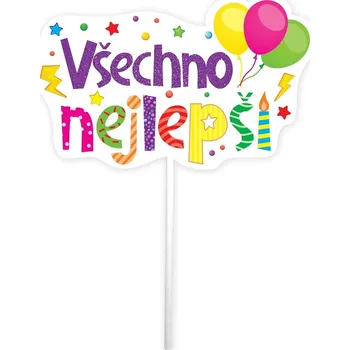 Party dekorace Alvarak Zápich Všechno nejlepší