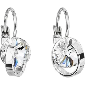 Náušnice Náušnice Rivoli v kroužku Crystal SWAROVSKI