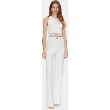 Elisabetta Franchi Top TK-39S-51E2 Bílá Slim Fit 44