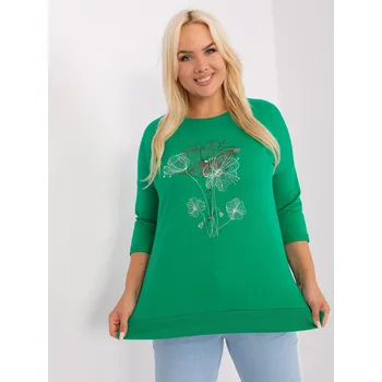 Dámská halenka Blouse-RV-BZ-9110.85-green RELEVANCE zelená 3216177