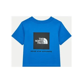Pánské tričko The North Face T-Shirt Redbox NF0A89H5 Modrá Regular Fit 3