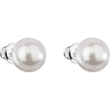 Náušnice Náušnice perla 8mm bílá pecka FABOS