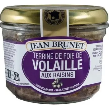 Jean Brunet Kuřecí terina s rozinkami 180g