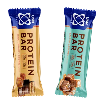Protein USN Trust Protein Bar 55g - slaný karamel