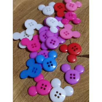 Knoflík Knoflík plastový Micky mix 10 ks