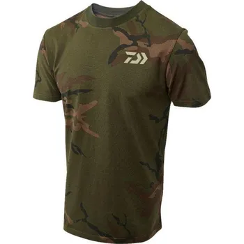 Rybářské oblečení Triko Daiwa Carp Camo T-Shirt L