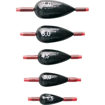 Cralusso Zátěž Olive Wieght With Silicone 5 ks - 3 g