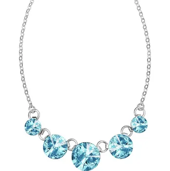 Náhrdelník Náhrdelník Rivoli 8-14 Aqua Swarovski elements