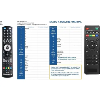 Dálkový ovladač General ANDROIDBOX X96 MINI SMART TV BOX - náhradní dálkový ovladač 99848