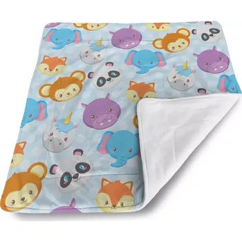 deka Sablio Dětská deka pro miminko Zoo pro děti - 80x100 cm
