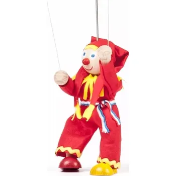 Gerlich dřevěná loutka Kašpárek 12 cm