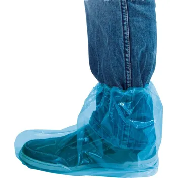 Návleky ochranné kotníkové s gumičkou, modré, balení 100 ks
