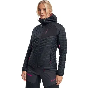 Dámská skialpová bunda TENSON TOURING PUFFER XL Černá, Růžová