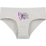 Dívčí kalhotky Donella 5071 Šedé 134/140 Šedá