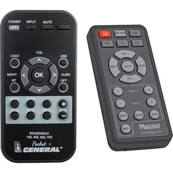 Dálkový ovladač General MAGNAT Sounddeck 100, 400, 400 BTX, 600, 700 - dálkový ovladač duplikát 1784546