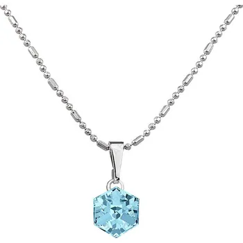 Náhrdelník Náhrdelník Kostička 6mm Aqua SWAROVSKI