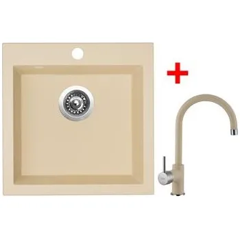 Granitový dřez Sinks VIVA 455 Sahara + Vitalia GR