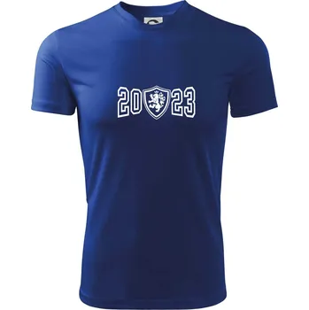 Chlapecké tričko Narozeninový motiv - znak - 2023 - Dětské triko sportovní (dresovina) - 134 cm/8 let ( Královská modrá )
