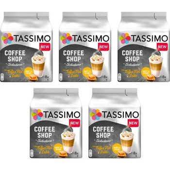 Jacobs Douwe Egberts Tassimo Toffee Nut Latte 16 kusů karton 5 balení