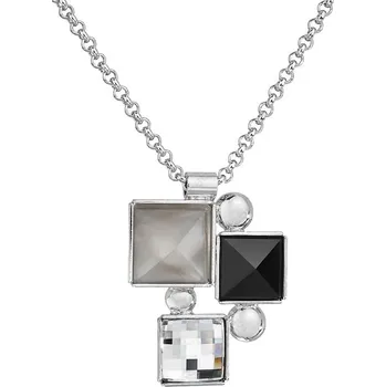 Náhrdelník Náhrdelník 3x Pyramid Moonlight grey SWAROVSKI