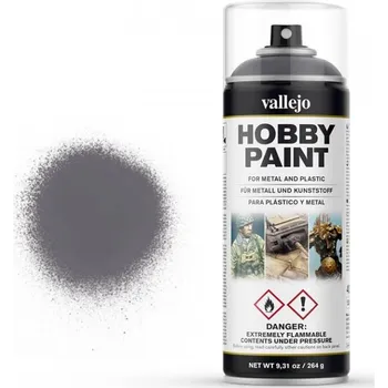 Barva ve spreji Vallejo Hobby Spray Paint 28031 Gun Metal 400 ml