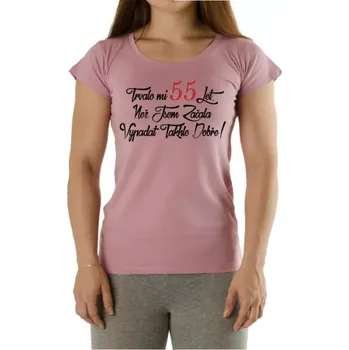 Žertovný předmět Tričko - Trvalo mi 55 let - Dámské Barva: Šeřík, Velikost: XXL