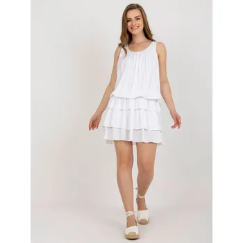 Dámské šaty Dress-TW-SK-BI-8139.44-white Och Bella bílá 3208832