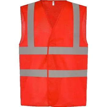 Yoko Reflexní síťovaná vesta HVW120 Red XXL