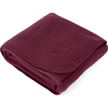 podložka na cvičení BODHI Deka na jógu ASANA LOTUS, vínová, 150 x 200 cm