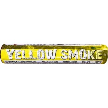 Zábavní pyrotechnika Dýmovnice YELLOW SMOKE 1ks