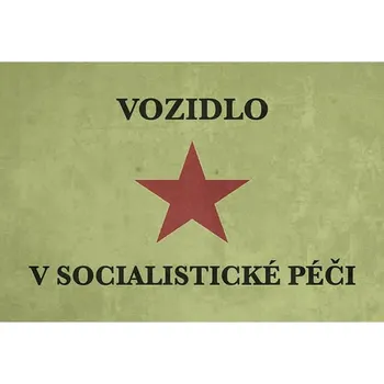 Obraz Cedule Vozidlo v Socialistické Péčí