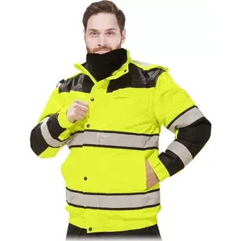 pracovní bunda Reis MILLING YB 2v1 reflexní zateplená bunda žlutá