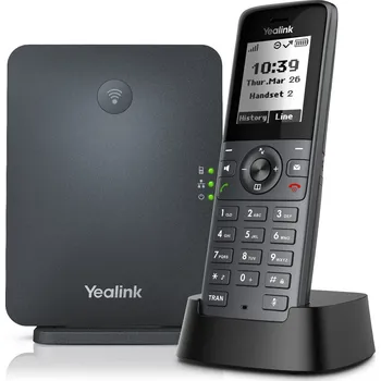 Konferenční telefon Yealink W71P DECT základová stanice a ručka, 1,8'' černobílý disp., až 10 ruček W71P
