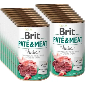 Krmivo pro psa BRIT PATE & MEAT VENISON 24x400g