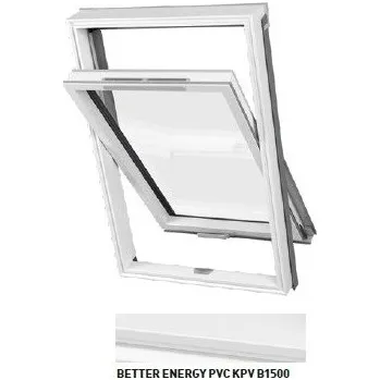 Okno DAKEA BETTER ENERGY PVC - Plastové střešní okno KPV B1500 - P8A - rozměr 94*140cm