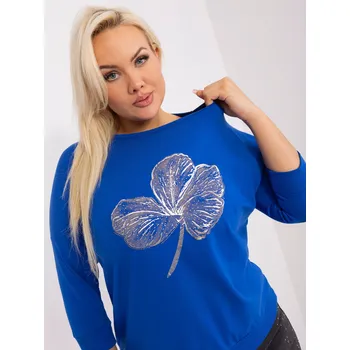 Dámská halenka Blouse-RV-BZ-9191.78-Cobalt RELEVANCE modrá 3223349