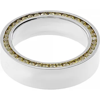 Souprava šperků MPM Unisex ocelový nerezový prsten SRI.6527C (velikost 52) - stříbrné barvy