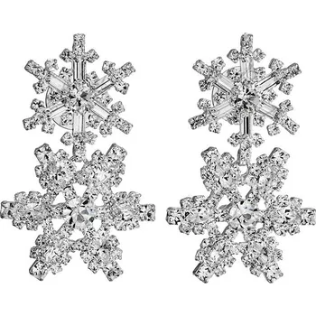 Náušnice Náušnice Velké vločky Crystal