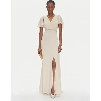 Dámské šaty Rinascimento Večerní šaty CFC0122466003 Béžová Regular Fit L